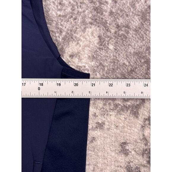 Holderness & Bourne King Vest Medium Mens Navy Blue Luxe Performance Golf - Picture 4 of 9